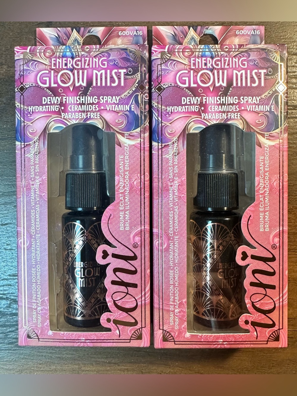 Ioni 2pc VEIL OF ALLURE Energizing Glow Mist ~Dewy Finishing Spray~ Ceramides
